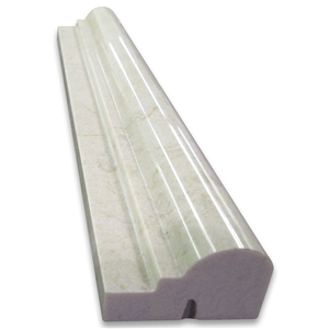 Crema Marfil 2x12 Chair Rail Trim Molding Polished
