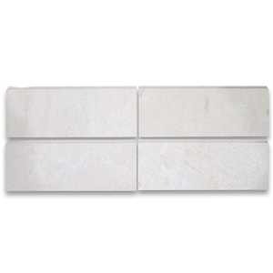 Crema Marfil 4x12 Baseboard Molding Polished