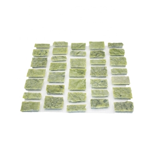Dandong Green Hand Break Irregular Marble Mosaic Dandong Green Hand Break Irregular Marble Mosaic
