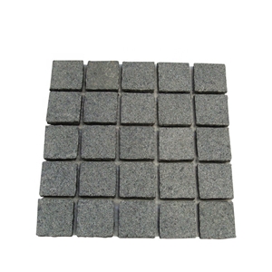 Dark Grey G654 Granite Driveway Cobble Stone Dark Grey G654 Granite Driveway Cobble Stone