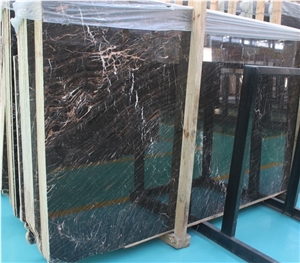 European Network Brown Marble Floor Tiles