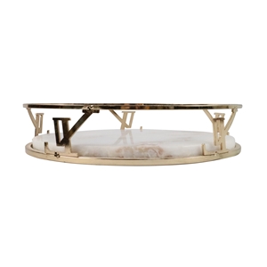 Factory Direct Round Marble Tray Decorations