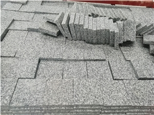 G050 Granite Flamed Square Cut to Size Floor Cubes