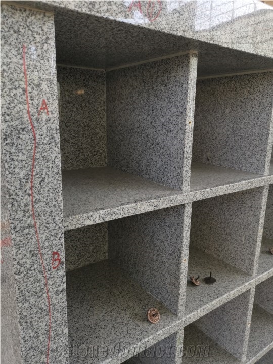 Granite 48 Niches Columbarium with Black Door