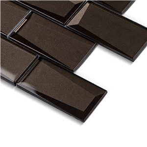 Interior Decoratice 3d Brown Mosaic Tiles