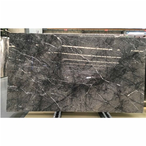 Italy Grigio Adriatico Grey Marble Kithchen Design