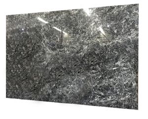 Luxury Black Ice Galaxy Onyx Slabs