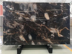 Luxury Phantom Black Marble Table Desk Tops