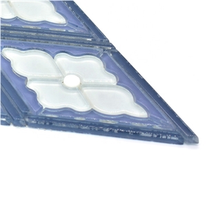 Marmara Grey Blue Wterjet Glass Mosaic Tiles Marmara Grey Blue Wterjet Glass Mosaic Tiles