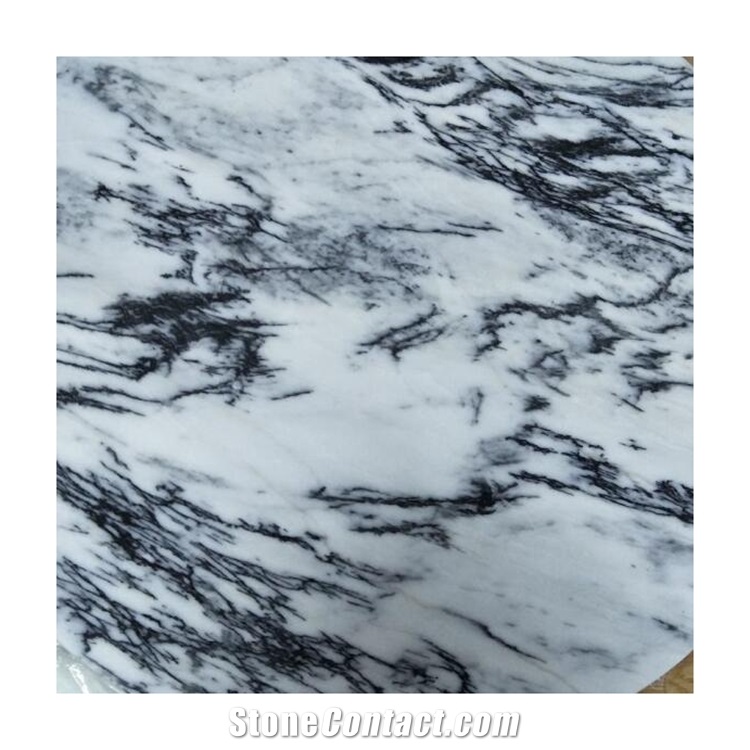 Mugla White New York Carrara with Grey Vains
