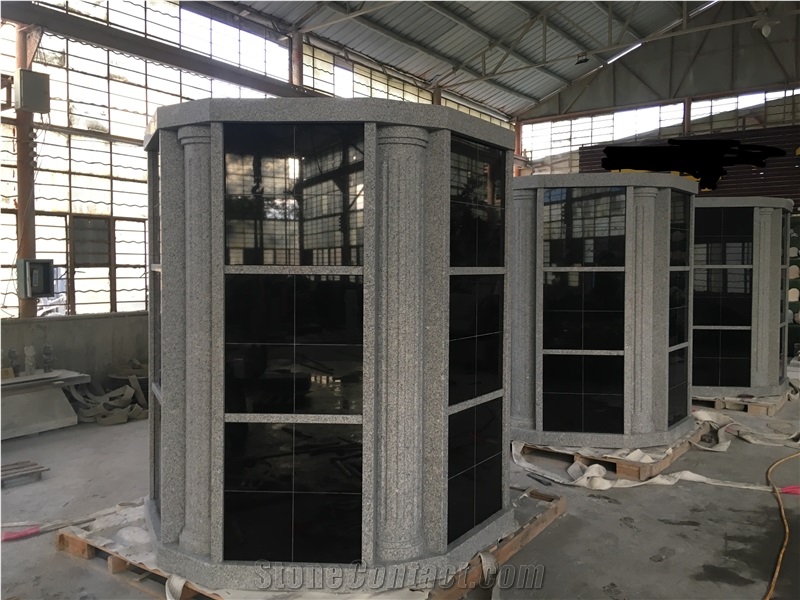 Niches Hexagonal Granite Cremation Columnbarium