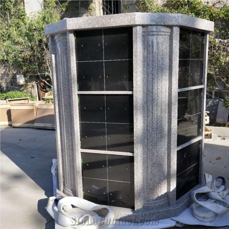 Niches Hexagonal Granite Cremation Columnbarium