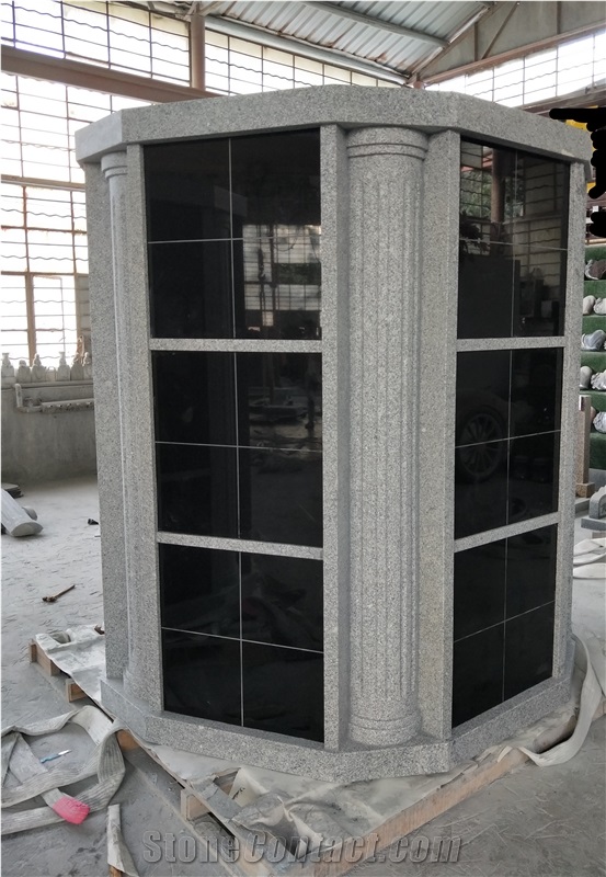 Niches Hexagonal Granite Cremation Columnbarium
