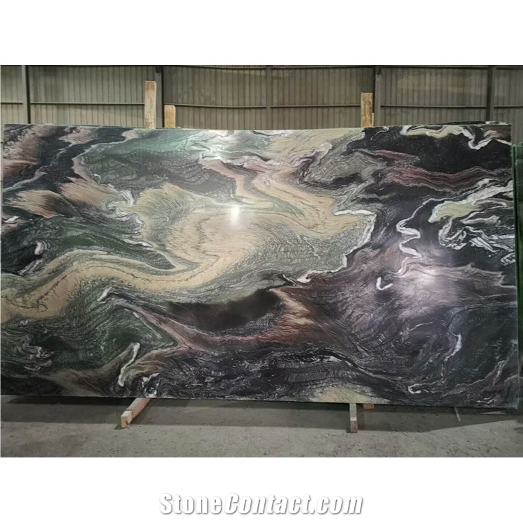Polished Cipollino Ondulato Red Marble Slabs