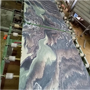 Polished Universe Green Marble Tiles&Slabs