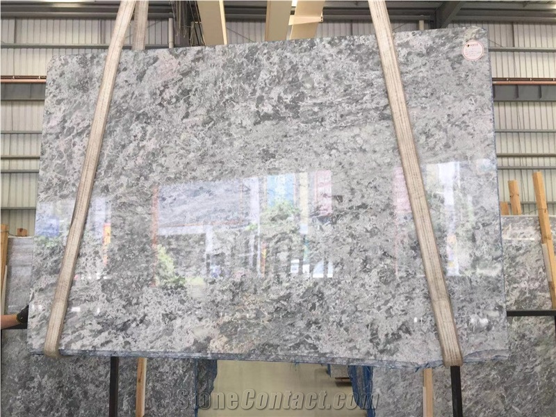 Turkey Silverado Silver Grey Marble Slabs