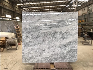 Turkey Silverado Silver Grey Marble Slabs