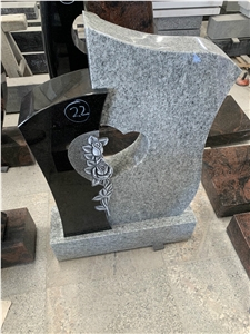 Viscont Granite Tombstone & Black Monument Design