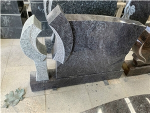 Viscont Granite Tombstone & Black Monument Design