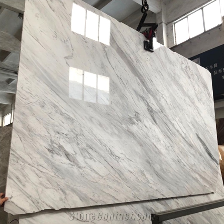Volakas Olympos White Dolomite Marble Slabs