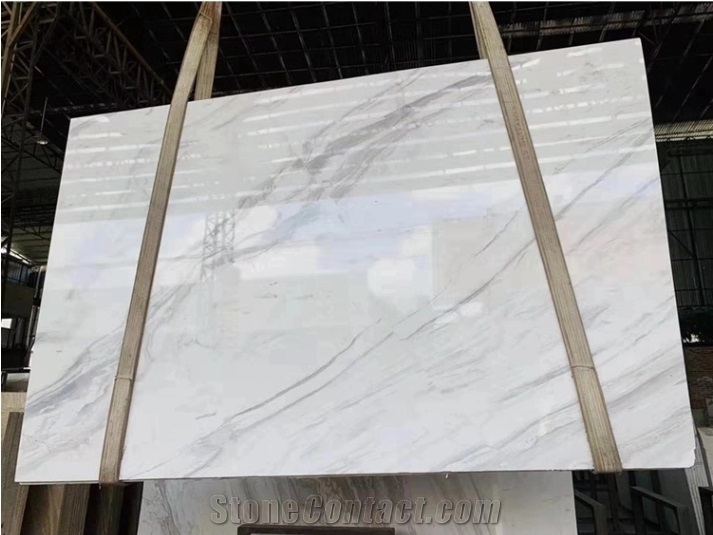 Volakas Olympos White Dolomite Marble Slabs