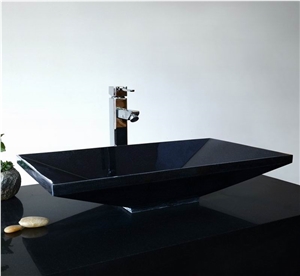 Absolute Black Natural Granite Sinks Wash Basins