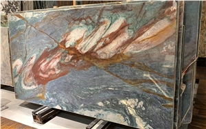 Blue Louise Quartzite Slabs for Walling