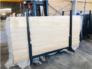 Beige Travertine Slab