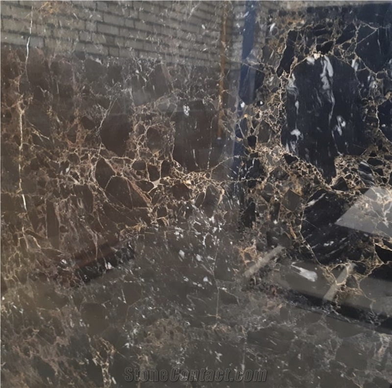 Black Marshal Marble Slabs & Tiles