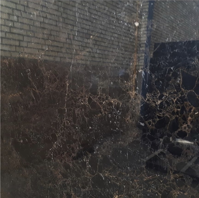 Black Marshal Marble Slabs & Tiles