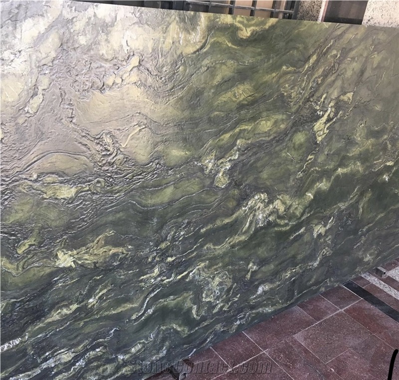 Green Granite Block