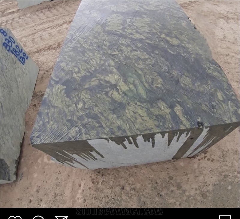 Green Granite Block