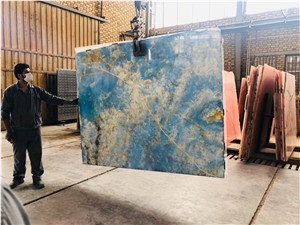 Iran Blue Onyx Slabs