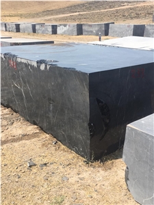 Mako Block Marble Block, Black Maku Marble Block