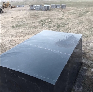 Mako Block Marble Block, Black Maku Marble Block