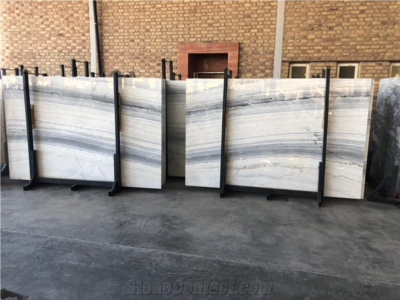 Opera White Marble Slabs