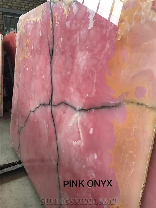Persian Pink Onyx Slabs