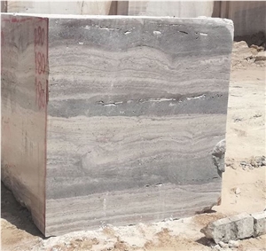 Silver Travertine Block, Iran Silver Travertine Silver Travertine Block, Iran Silver Travertine