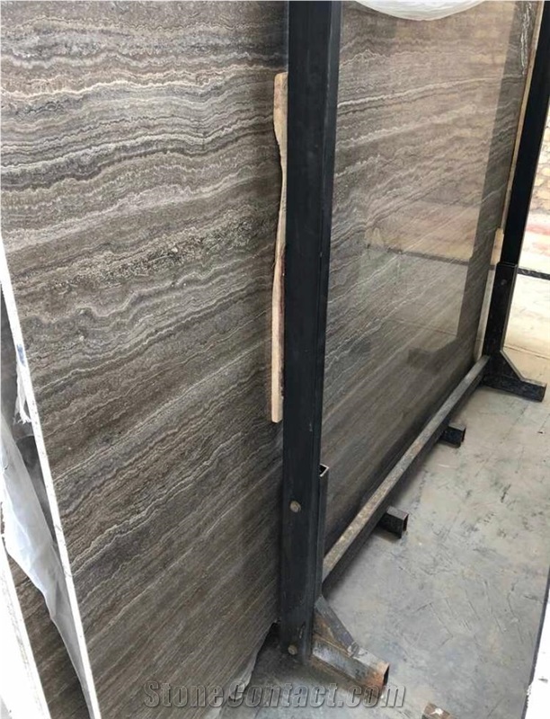 Silver Travertine Slabs
