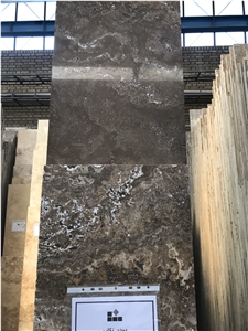 Smoky Travertine Slabs