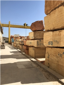 Yellow Travertine Blocks