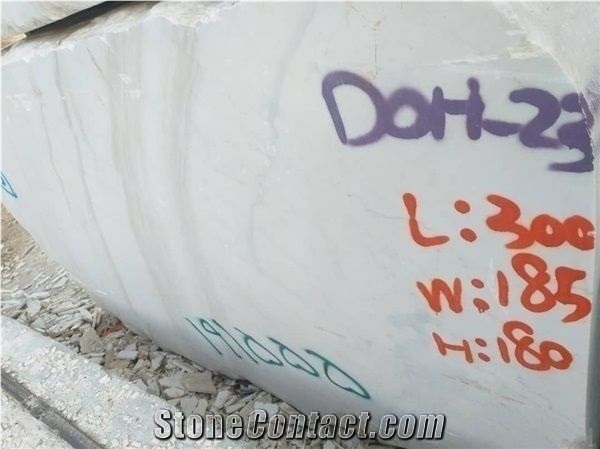 White Marble Blocks, Iran White Marble