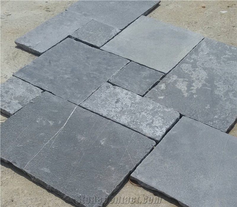 Chittor Black Limestone Pavers, Paving Stones