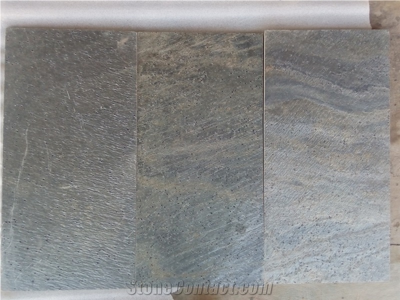 Deoli Green Slate Polished Tiles