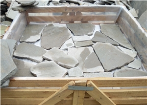 Kandla Grey Sandstone Random Crazy Paving, Flagstone Pavers