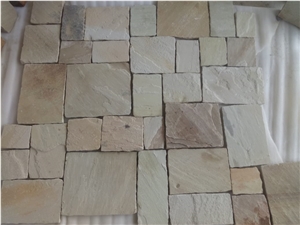 Mint Sandstone Castle Stone Veneer, Ledge Stone