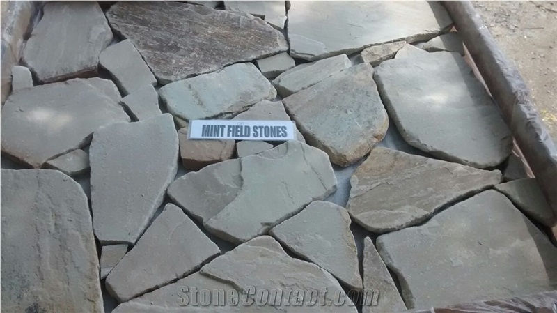 Mint Sandstone Fieldstone Veneer
