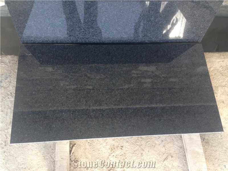 Rajasthan Black Granite Tiles, Ash Black Granite
