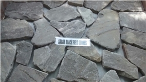 Sagar Black Sandstone Field Stone Veneer Sagar Black Sandstone Field Stone Veneer