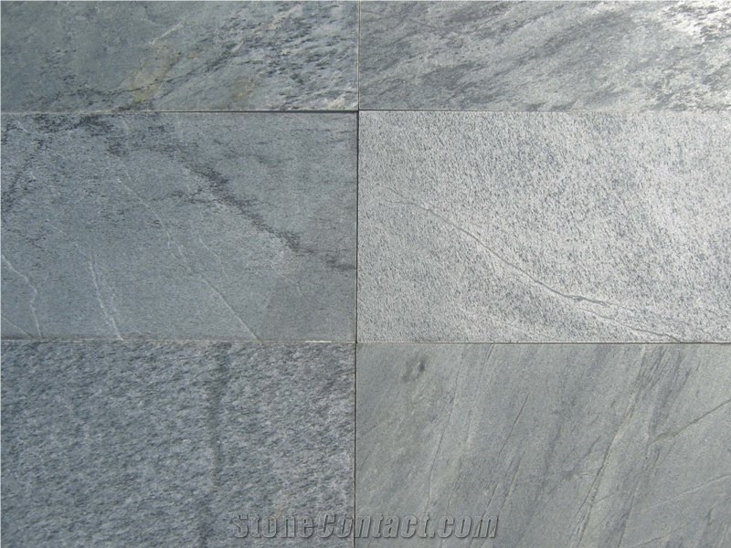 Silver Shine Polished Slate Tiles